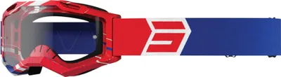 Image de Lunettes de motocross Shot Assault 2.0 Drop, bleu/rouge, taille unique