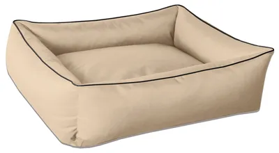 Produktbild von BedDog Hundebett MAX Hundesofa Hundekissen Hundebett mit Rand,NAMIB-SAND (beige),(L) ca. 80x65x18cm