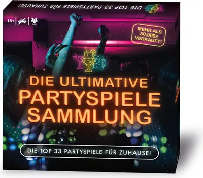 Produktbild von Die ultimative Partyspielesammlung - Die Top 33 Partyspiele für Zuhause!