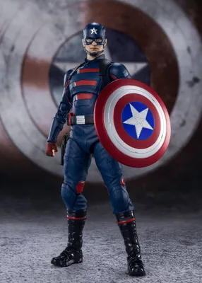 Immagine prodotto di Bandai Tamashii Nations Il Falco e il Soldato d'Inverno Capitan America John F. Walker S.H. Figuarts Actionfigur 15 cm BTN60875-8