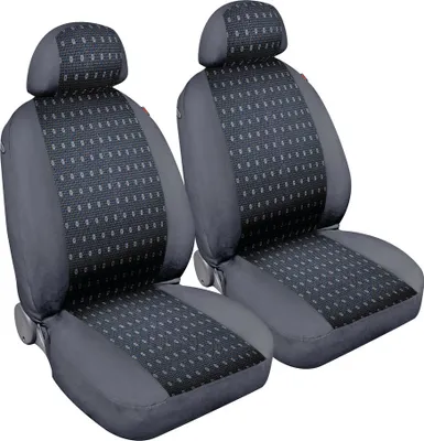 Produktbild von Lampa Vordersitzbezüge in Blauem Jacquard mit Kopfstützenbezügen komplett