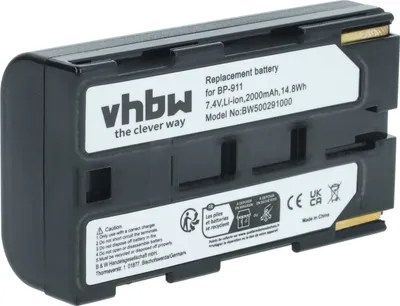 Produktbild von vhbw Akku kompatibel mit Canon ES-8000V, ES-8100V, ES-8100 Hi8, ES-8200V, ES-8400V, ES-8200V Hi8 Videokamera Camcorder (1300 mAh, 7,2 V, Li-Ion)