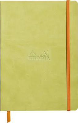 Produktbild von Rhodia Notizbuch A5 Softcover, 80 Bl 90g, dot/punktkariert, Anisgrün 117456C