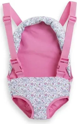 Image de Porte-Bébé Floral Corolle, Pour Poupon 36/42 cm, Réglable, Dès 3 Ans