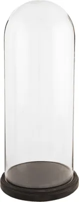Produktbild von Clayre & Eef Glocke Ø 26x60 cm Transparant Holz