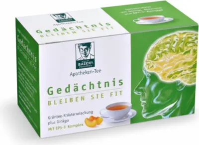 Produktbild von BADERS Apotheken Tee Gedächtnis Filterbeutel