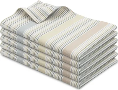 Produktbild von 5er Set Geschirrtücher 100% Baumwolle, 50x70 cm, Grün