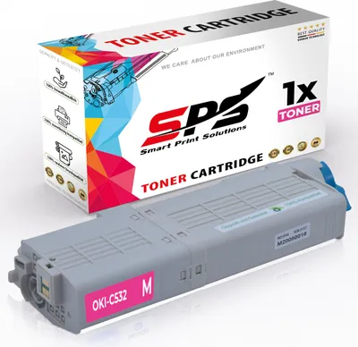 Produktbild von Kompatibel für OKI C532DN / 46490606 Toner Magenta