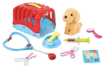 Image de Playgo Kidoozie - Groom n Care Sac de transport pour chien avec accessoires.