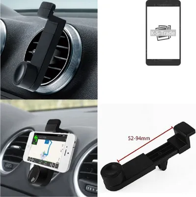 Produktbild von K-S-Trade Lüftungshalterung kompatibel mit Apple iPhone 12 (mini) KFZ-Halterung Autohalterung Handy-halterung Lüftungsgitter Lüftungsschlitze