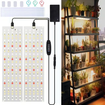 Obrázek produktu pro Stmívatelná rostlinná lampa LED s plným spektrem pro pokojové rostliny Rostlinné světlo Rostoucí světlo s časovačem 10 typů jasu