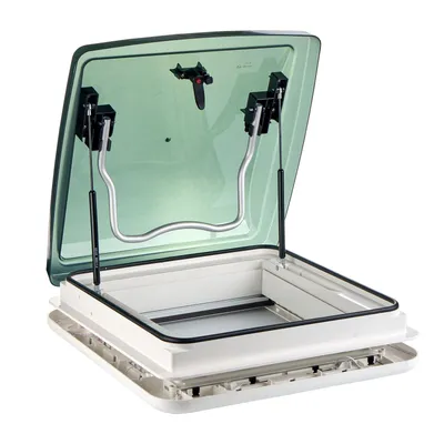 Produktbild von Dachluke  40x40cm Dachfenster Dachhaube LED  Plissee Insektenschutz Wohnmobile