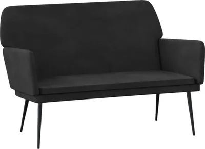 Obrázok produktu pre vidaXL Lavica čierna 108x79x79 cm Velvet
