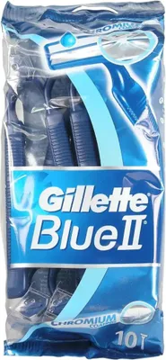 Produktbild von Gillette Blue II Einweg-Rasierklingen 10 Stück