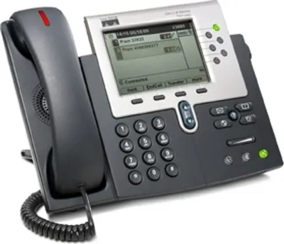 Produktbild von Cisco IP-Phone 7961 Telefon, Rufnummernanzeige, Freisprechfunktion, Ethernet