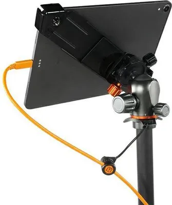Produktbild von Tether Tools TetherGuard Camera Support, Kabelhalter, Universal, Schwarz, Orange