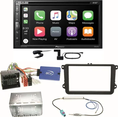 Produktbild von Pioneer AVH-Z5200DAB Android Auto Einbauset für Seat Alhambra Altea XL Leon