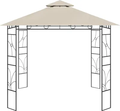 Obrázok produktu pre vidaXL altánok 3x3x2,7 m krémový 160 g/m²