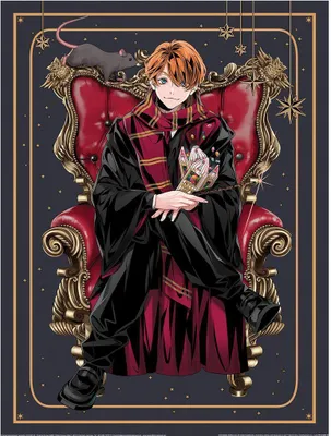 Produktbild von Harry Potter - bedruckt, Stuhl PM10782 (40 cm x 30 cm) (Schwarz/Rot/Gold)
