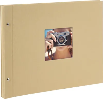 Produktbild von Goldbuch Bella Vista beige 39x31 Schraubalbum 40 weiße Seiten