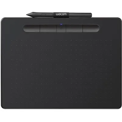 Produktbild von Wacom Intuos M Bluetooth, Verkabelt & Kabellos, 2540 lpi, 216 x 135 mm, USB/Bluetooth, 7 mm, Stift