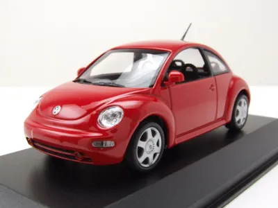 Produktbild von Maxichamps 940058001 VW New Beetle Käfer 1998 rot 1:43