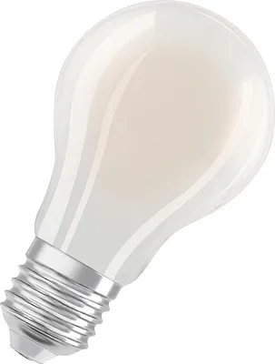 Produktbild von OSRAM LED Stromsparlampe, Matte Birne mit E27 Sockel, Warmweiß (3000K), 7,2 Watt, ersetzt herkömmliche 100W-Leuchtmittel, besonders hohe Energieeffizienz und stromsparend, 1er-Pack