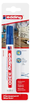 Immagine prodotto di edding 3300 Marcatore permanente blu (1 blister)
