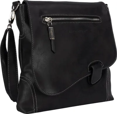 Produktbild von Bag Street Damentasche Umhängetasche Handtasche Schultertasche T0104 Schwarz
