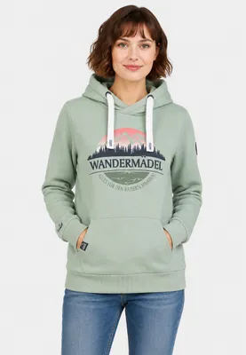 Produktbild von Sublevel Hoodie Bergmotiv Aufdruck Kapuze Tunnelzug Spruch Bequem Größe: XL