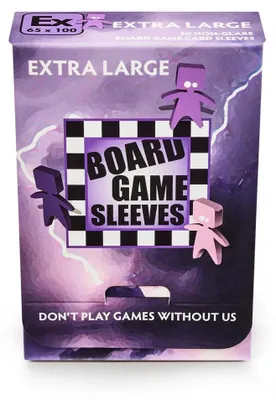 Produktbild von ART10427 - Brettspiel Hüllen: Extra Groß, Blendfrei (50), Schutzhüllen für Karten