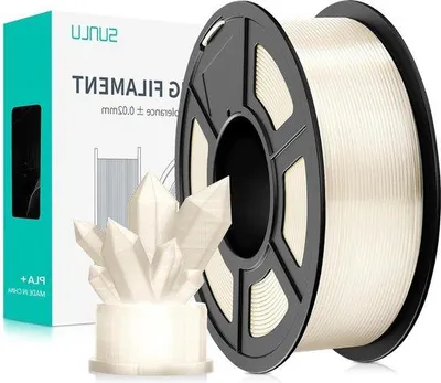 Image de Filament PLA transparent de 175 mm - 1 kg - Précision dimensionnelle de +/- 0,02 mm - Extrudé - Impression 3D