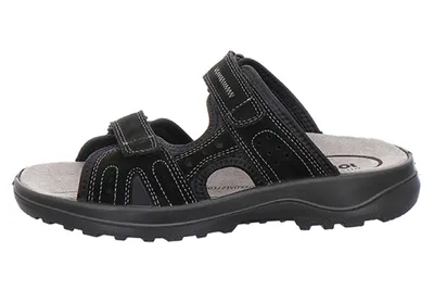 Produktbild von Jomos Herren Echtleder Pantolette 'LIBERTA' schwarz, Herren:48 EU