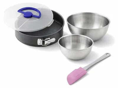 Image de Set de 4 ustensiles de pâtisserie moule à manqué bol et spatule Collection Zenker pure