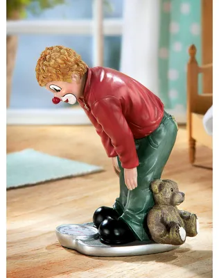 Zdjęcie produktu dla Gilde Clown, "Oh Schreck", Kunstharz, mehrfarbig, VE 1, L. 7.5 cm, B. 10 cm, H. 13 cm 10253 4009079102536