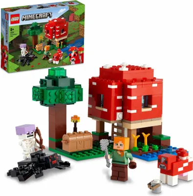 Produktbild von LEGO® Minecraft™  21179 Das Pilzhaus