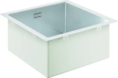 Produktbild von GROHE K700 45-S, Unterbauspüle, Quadratisch, Edelstahl, Edelstahl, 1 Becken, Quadratisch
