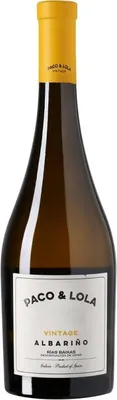 Produktbild von Paco y Lola Vintage 2018 Weißwein Spanien Rías Baixas 75.00 cl 12.5 %
