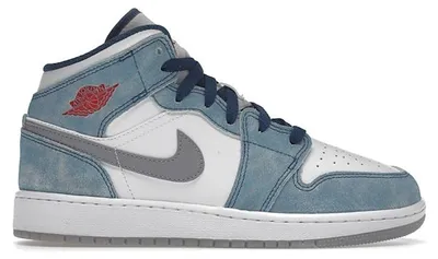 Produktbild von Jordan 1 Mid SE French Blue Light Steel (GS) - EU 38.5