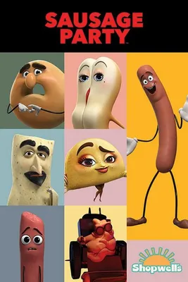 Productafbeelding van Sausage Party - Personages - 61x91,5 cm - Poster