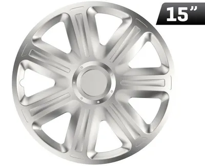 Obrázek produktu pro Kryty kol Comfort stříbrné 15", 4 ks