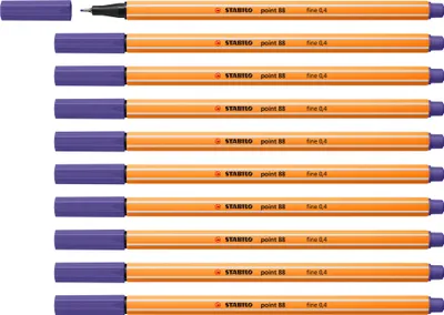 Produktbild von Fineliner - STABILO point 88 - 10er Pack - violett