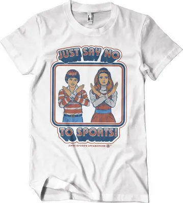 Immagine prodotto di Maglietta sportiva Just Say No To - XX-Large - Bianco