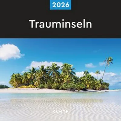 Produktbild von Trauminseln - KUNTH Broschurkalender 2026