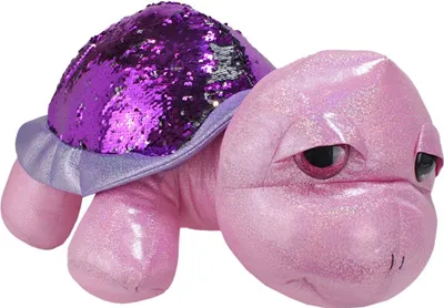 Produktbild von Große Pailletten Schildkröte "Schildegard" XXL - ca. 60 cm - lila