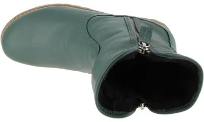 Produktbild von Andrea Conti Damen Leder-Stiefelette mit seitlichem Reißverschluss 0348049, Größe:37 EU, Farbe:Grün