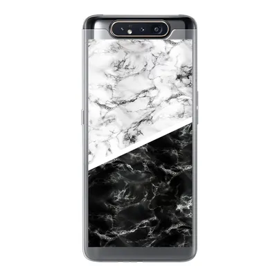 Produktbild von MuchoWow® Handyhülle Schutzhülle Hülle für Samsung Galaxy A80 Marmor - Chic - Collage Silikon Softcase Handy Hülle - Schutzdeckel
