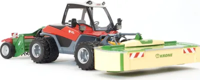 Produktbild von AEBI Terratrac 281 Zwillingsbereifung mit KRONE Frontmähwerk und AGRAR Aufbereiter., POW1005, Maßstab1/32, POWERTRAC