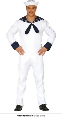 Immagine prodotto di Costume Fiestas Guirca uomo marinaio bianco taglia XL