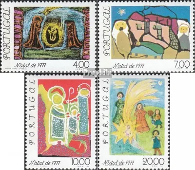 Produktbild von Briefmarken Portugal 1977 Mi 1384-1387 (kompl.Ausg.) postfrisch Weihnachten